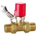 cw617 material brass Electric Female male thread stop valve with ppr cap and solenoid